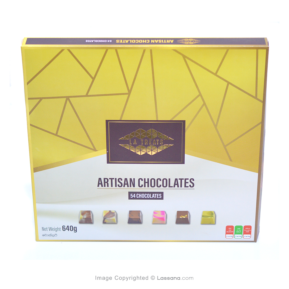 LA TREATS - ARTISAN CHOCOLATES 54 PCS (640G) - Lassana Chocolates - in Sri Lanka